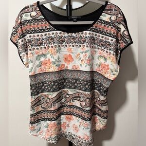 Espresso Patchwork Blouse‎